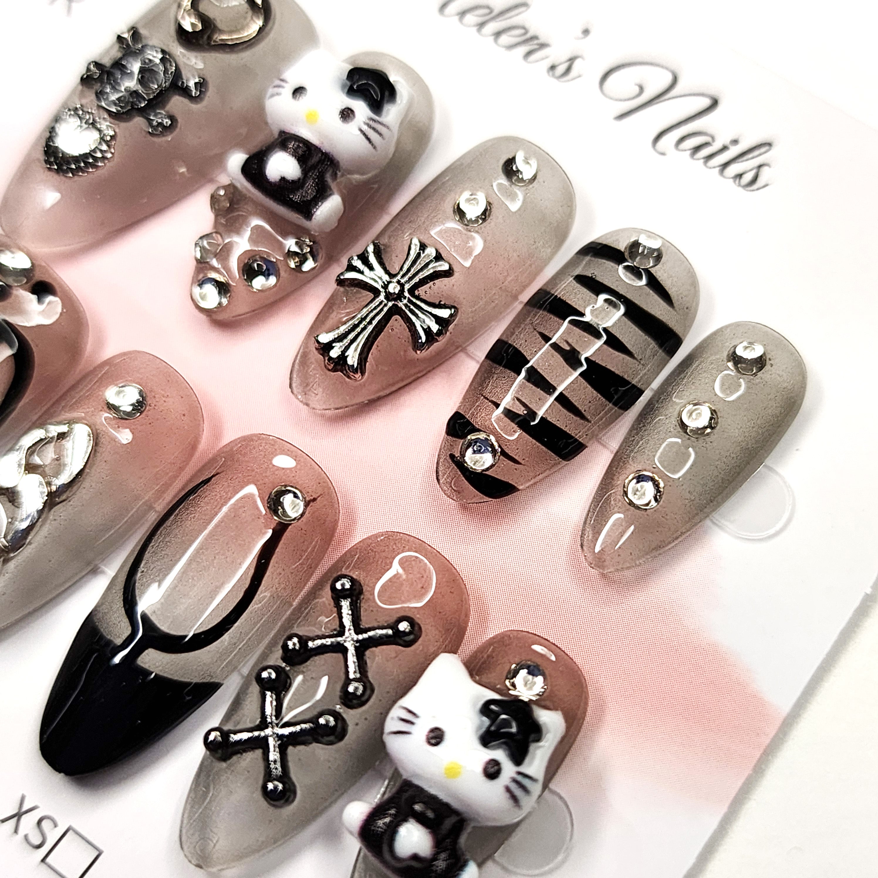 Gothic Kitty Charm
