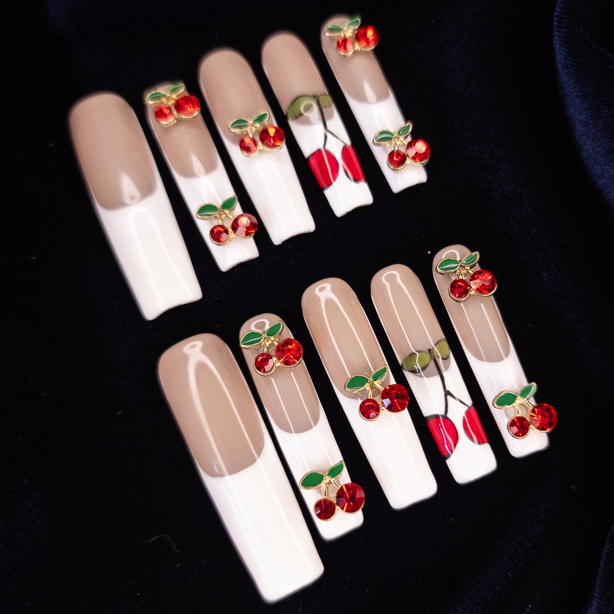 Cherry French Long Square Pipe