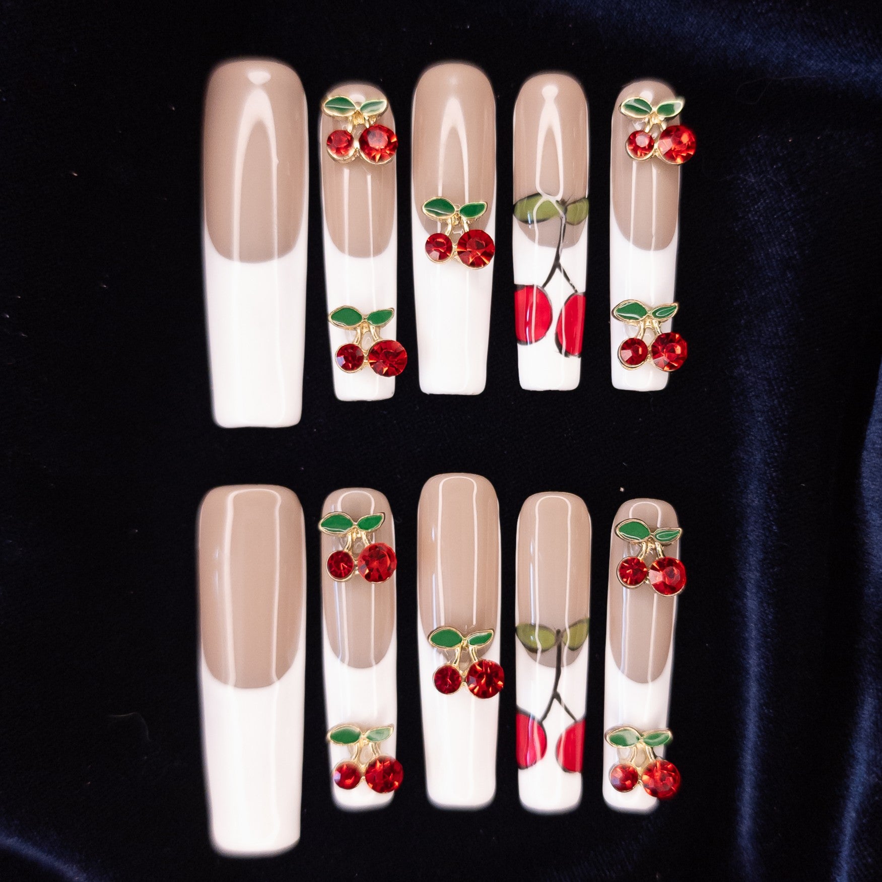 Cherry French Long Square Pipe