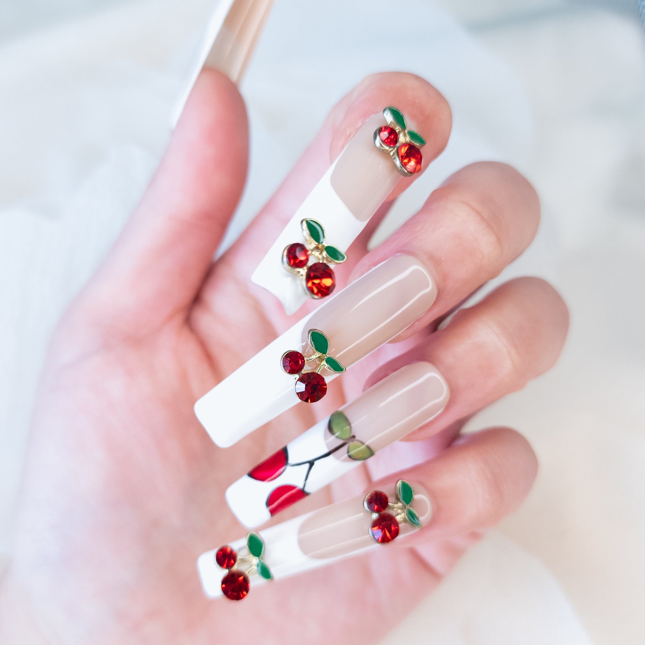 Cherry French Long Square Pipe
