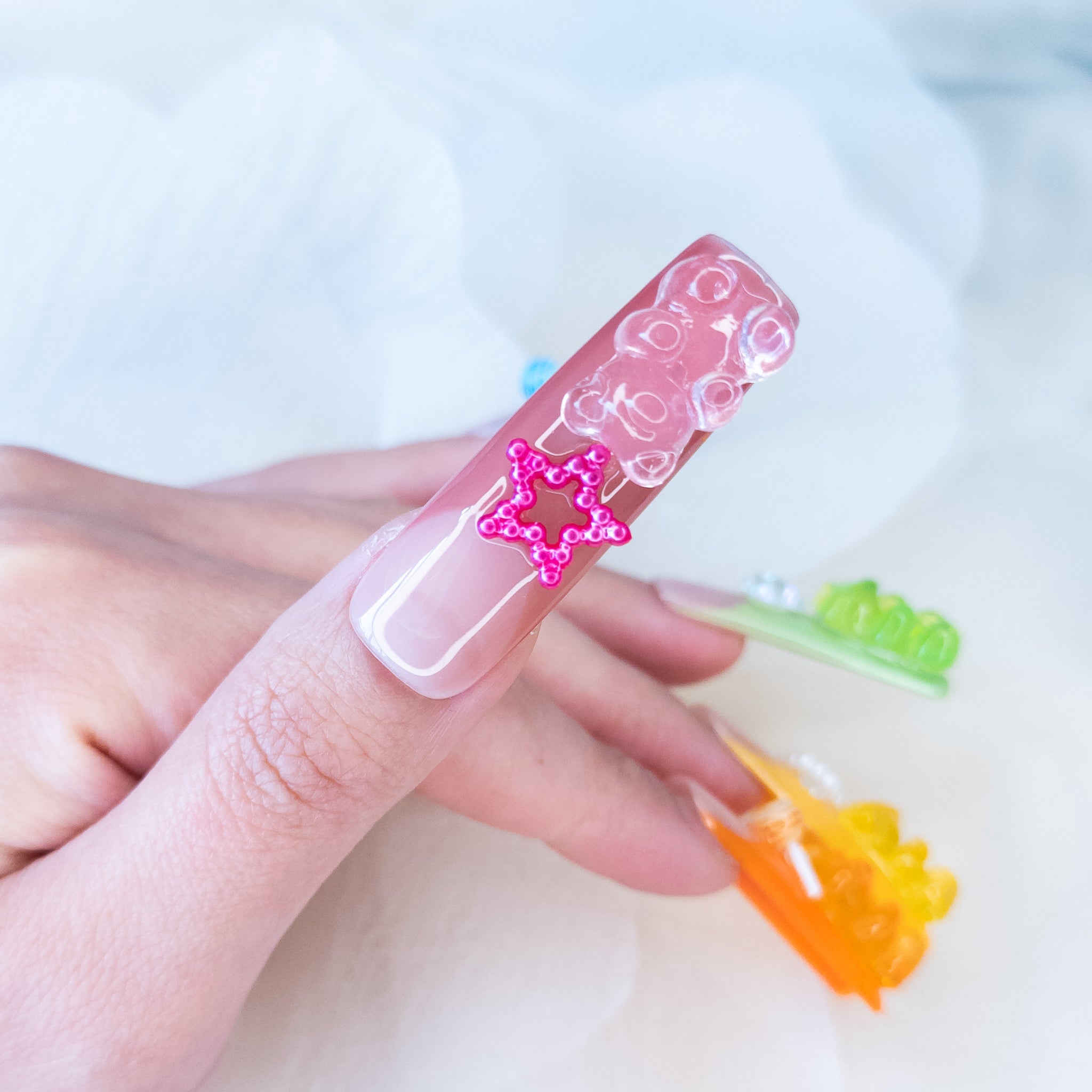 Gummy Bear Long Square Pipe