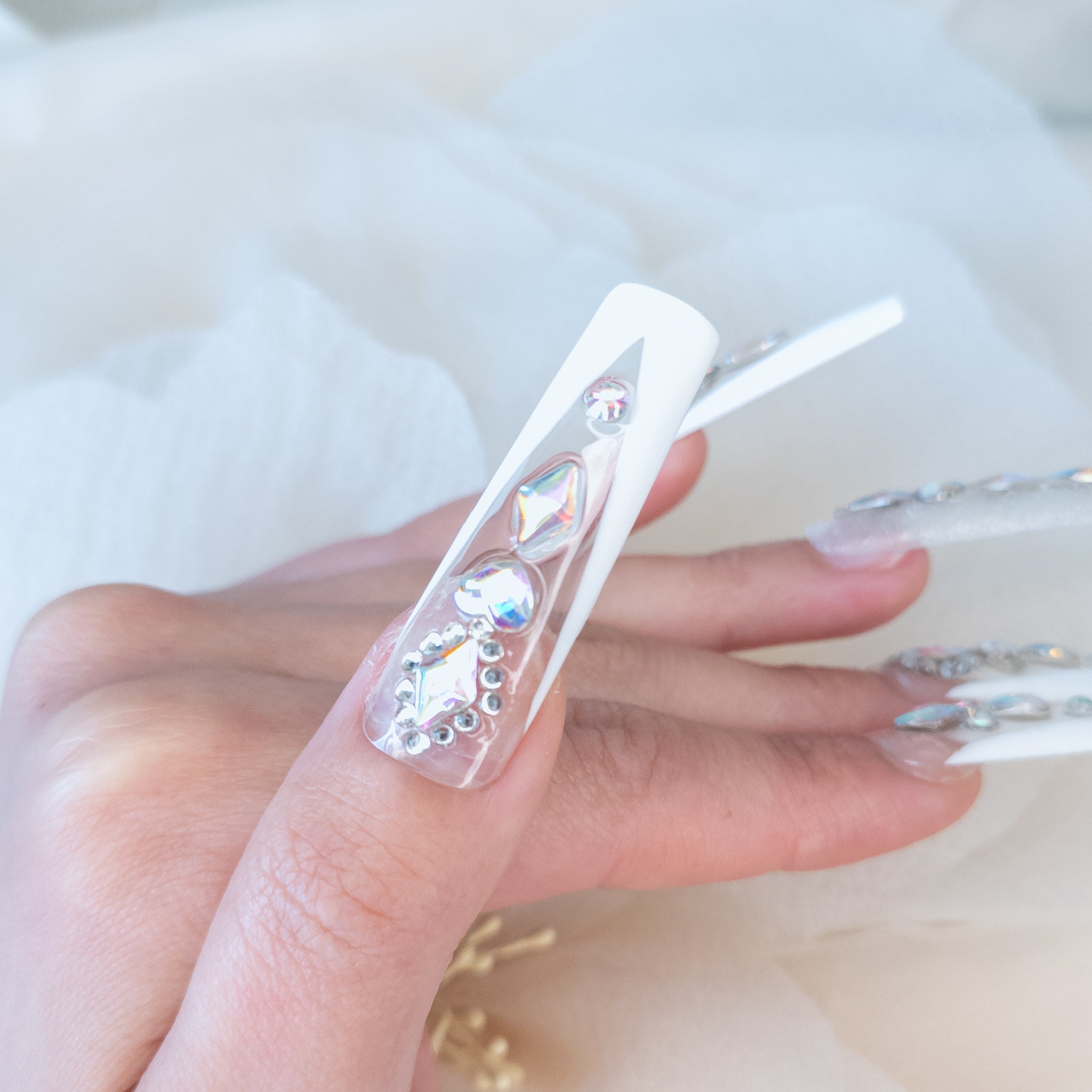 Diamond French Long Square Pipe