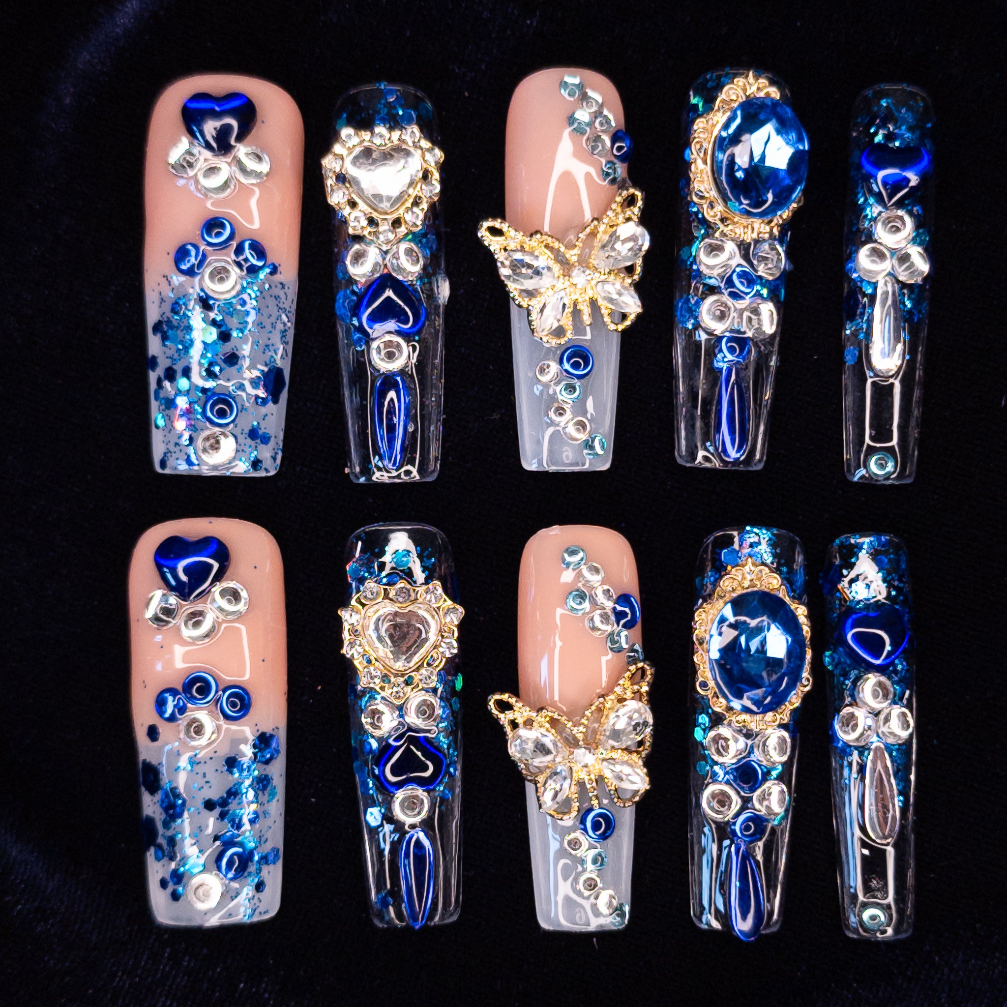 Blue Diamond Long Square Pipe