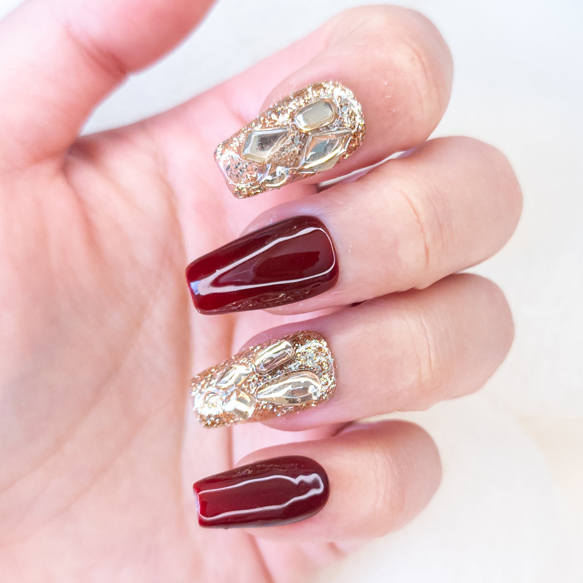 Baroque Crimson Elegance