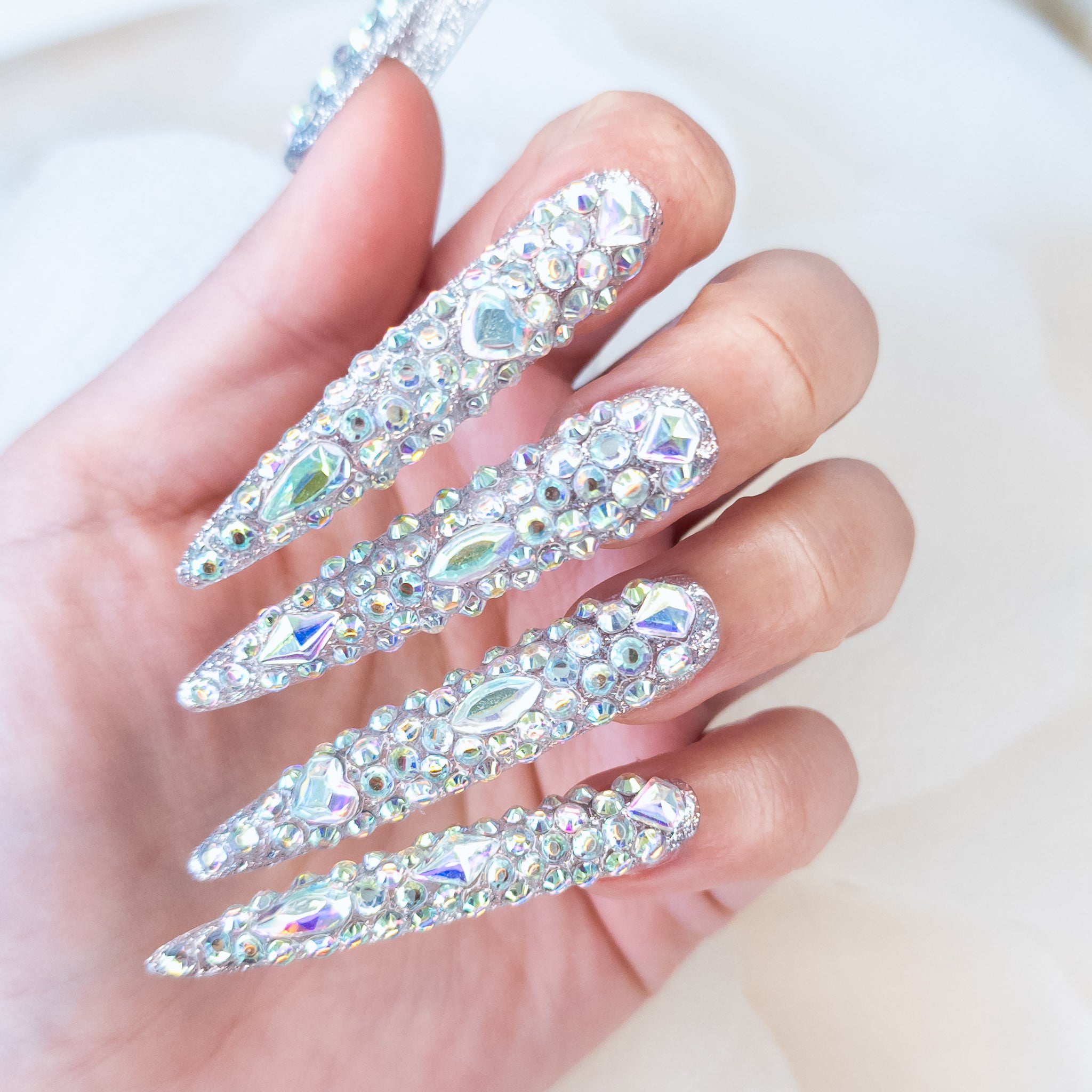 Full-Cover Prism Stilettos