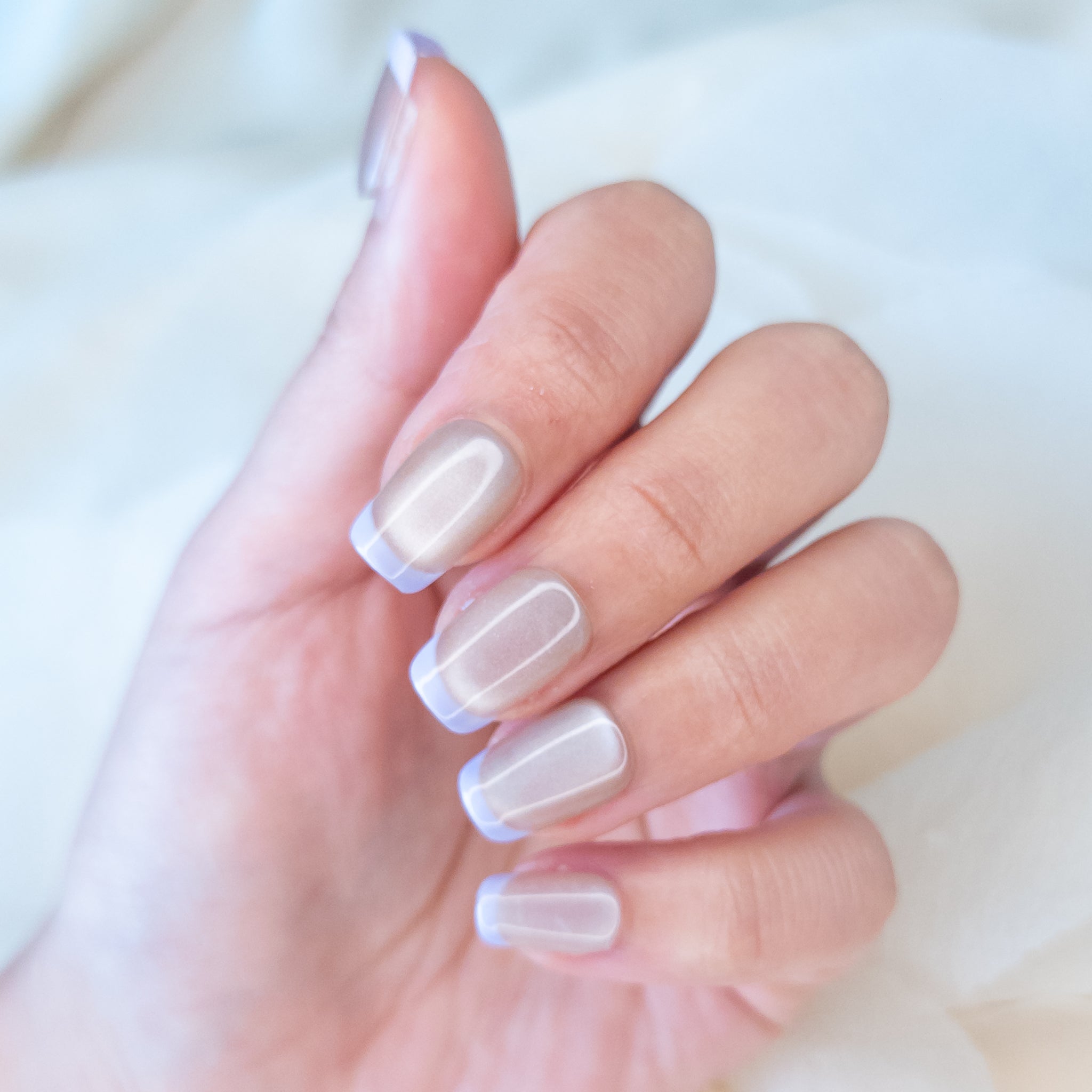 Lavender Lined French Tips