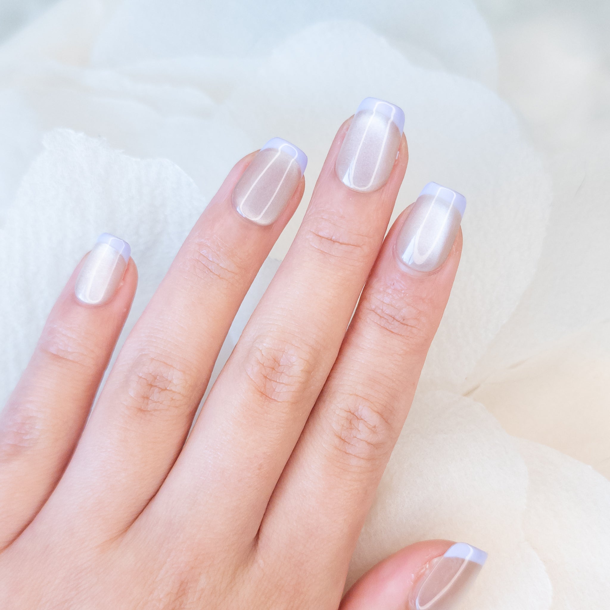 Lavender Lined French Tips