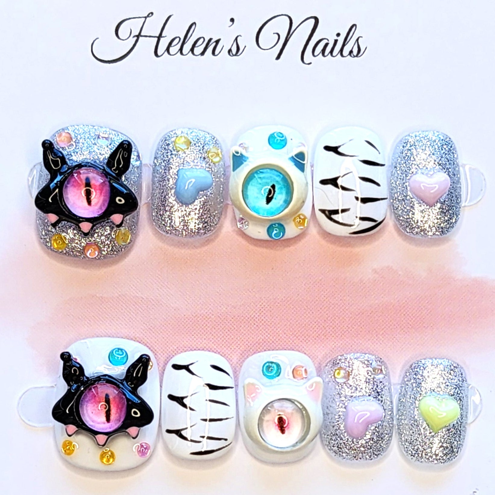 3D Cat Eye & Tiger Stripe