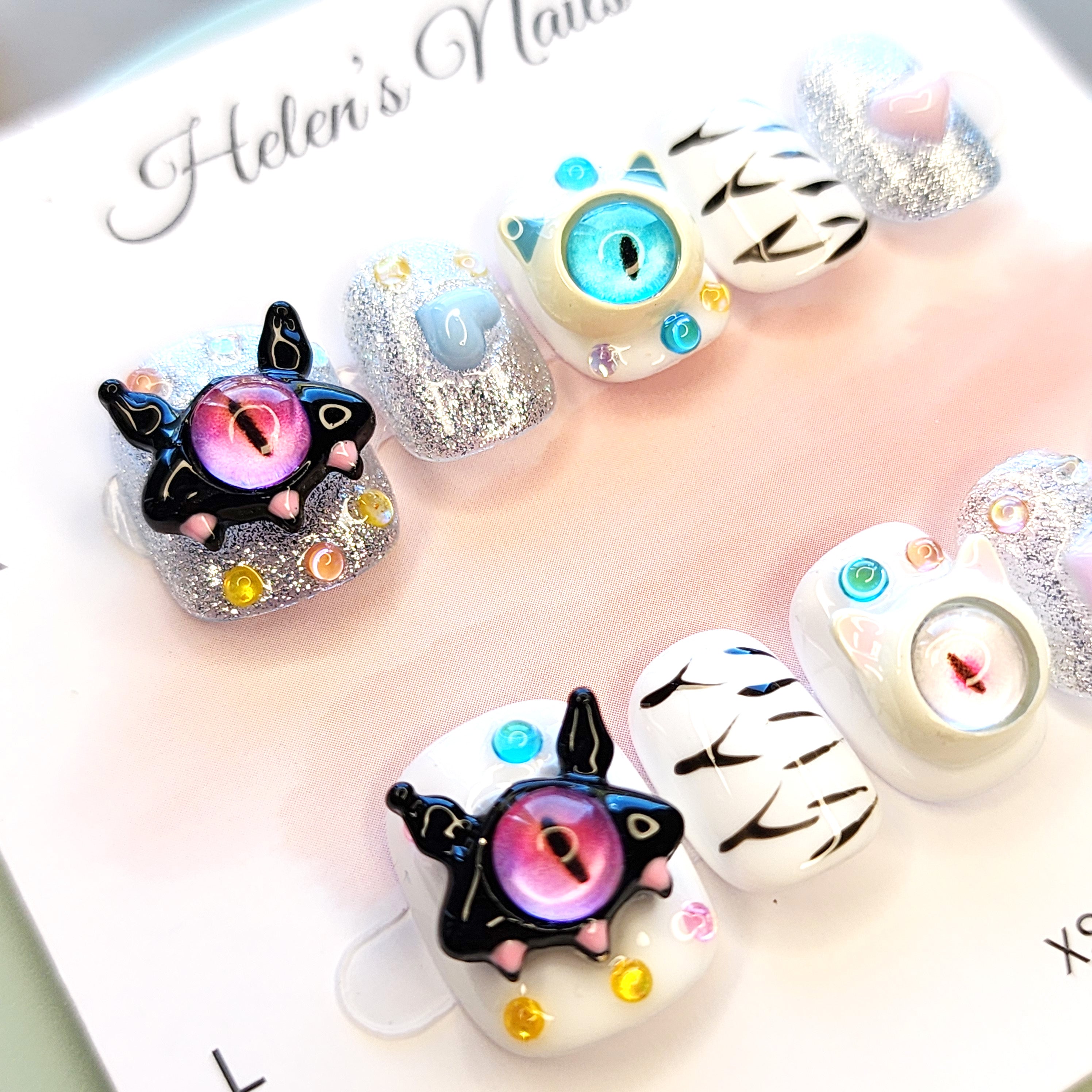3D Cat Eye & Tiger Stripe