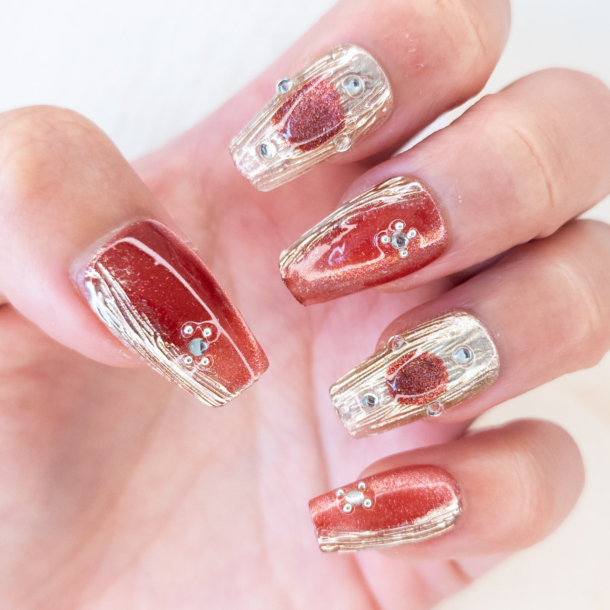 Gold Leaf & Flower Fusion