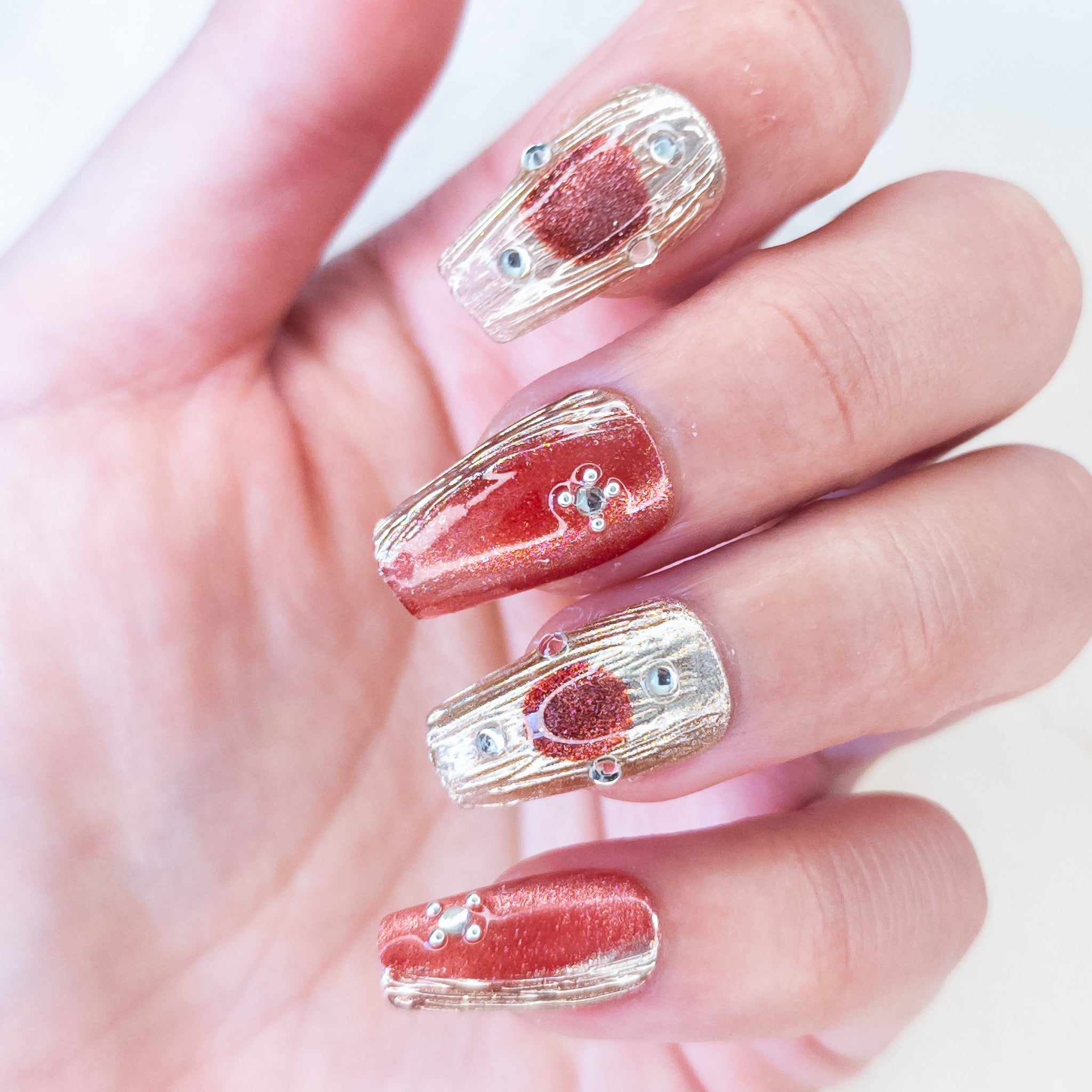 Gold Leaf & Flower Fusion