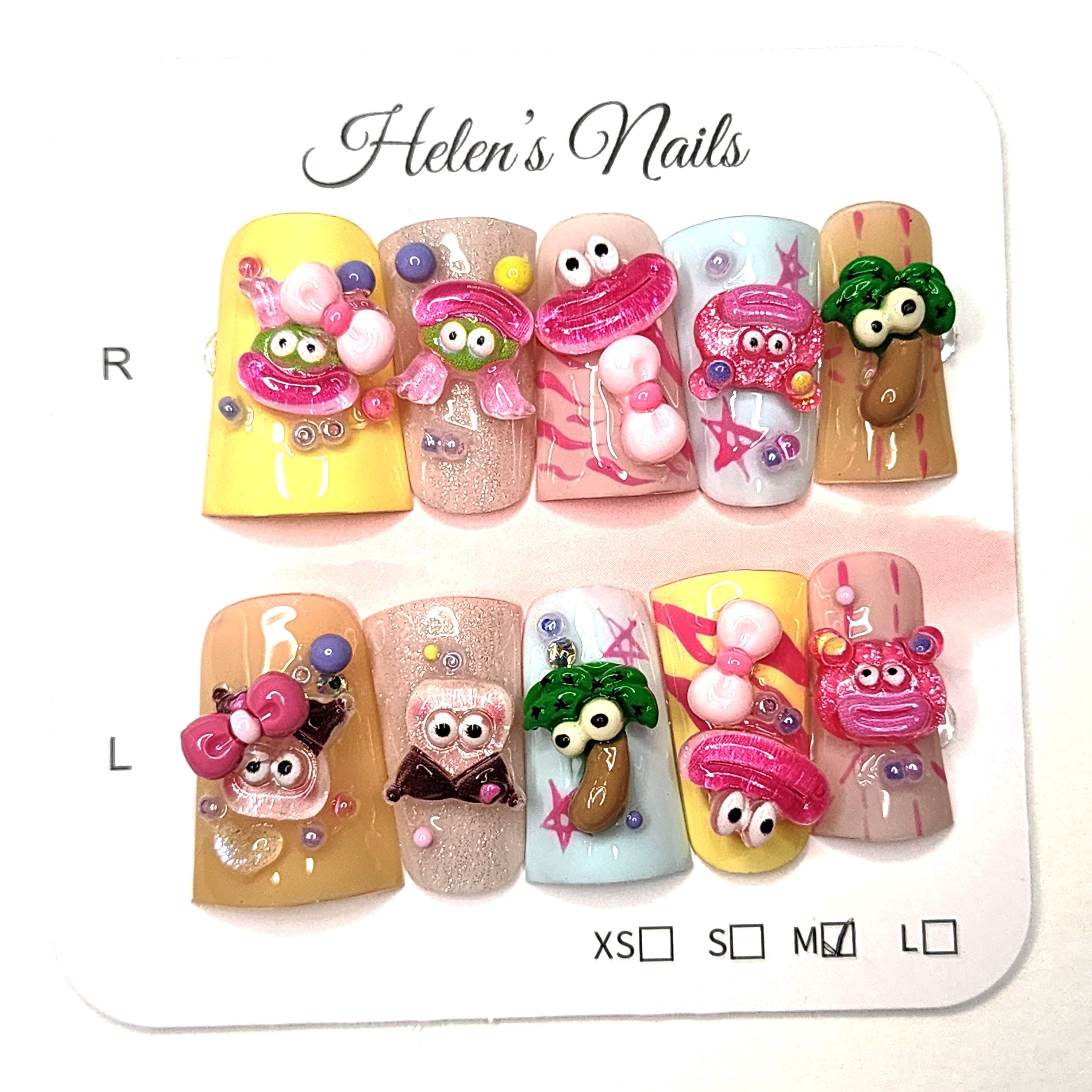 Candy Toy Charm Cluster