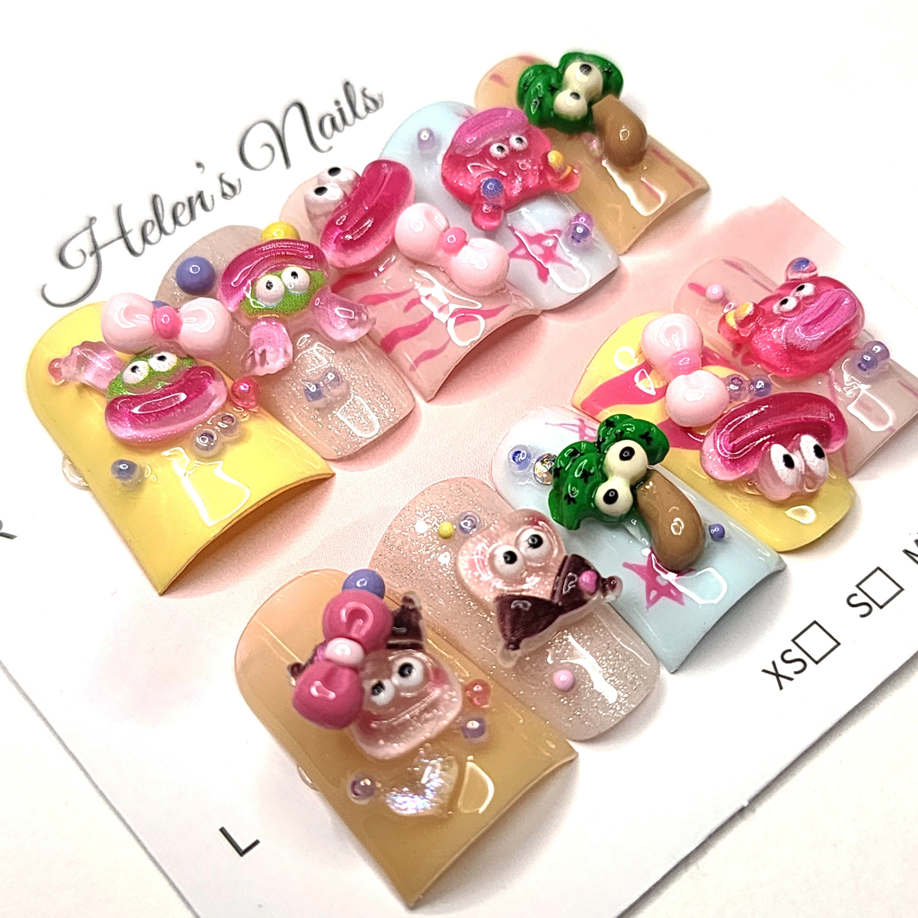 Candy Toy Charm Cluster
